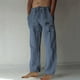 thumbnail image 1 of Pantalones largos para hombre, moda, estampados, casuales, cintura elástica con bolsillo, pantalones deportivos, pantalones de poliéster para hombre., 1 of 4