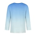 thumbnail image 4 of Mens Golf Polo Gradient Three Quarter Sleeve Soft Blend Fashion Mens Sprimg Clothing,A,L, 4 of 4