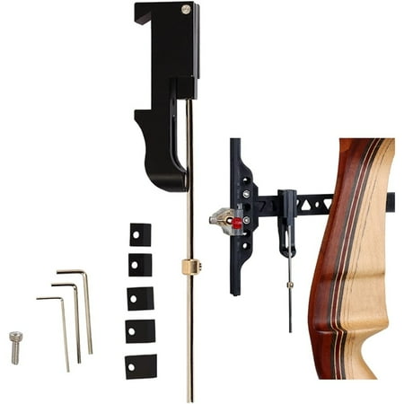 AME Archery Clicker Magnetic Recurve Bow Clicker Aluminum Bow Sight Clicker with Adjustable Slider Arrow Shooting Signal Bow Accessories for Hunting Shooting Competition