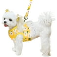 thumbnail image 2 of Dalrosia Floral Small Dog Harness Leash Set Dress for Girl, Cute Daisy Breathable Puppy Mesh Harness for Female Small Medium Dogs Cats, 2 of 8