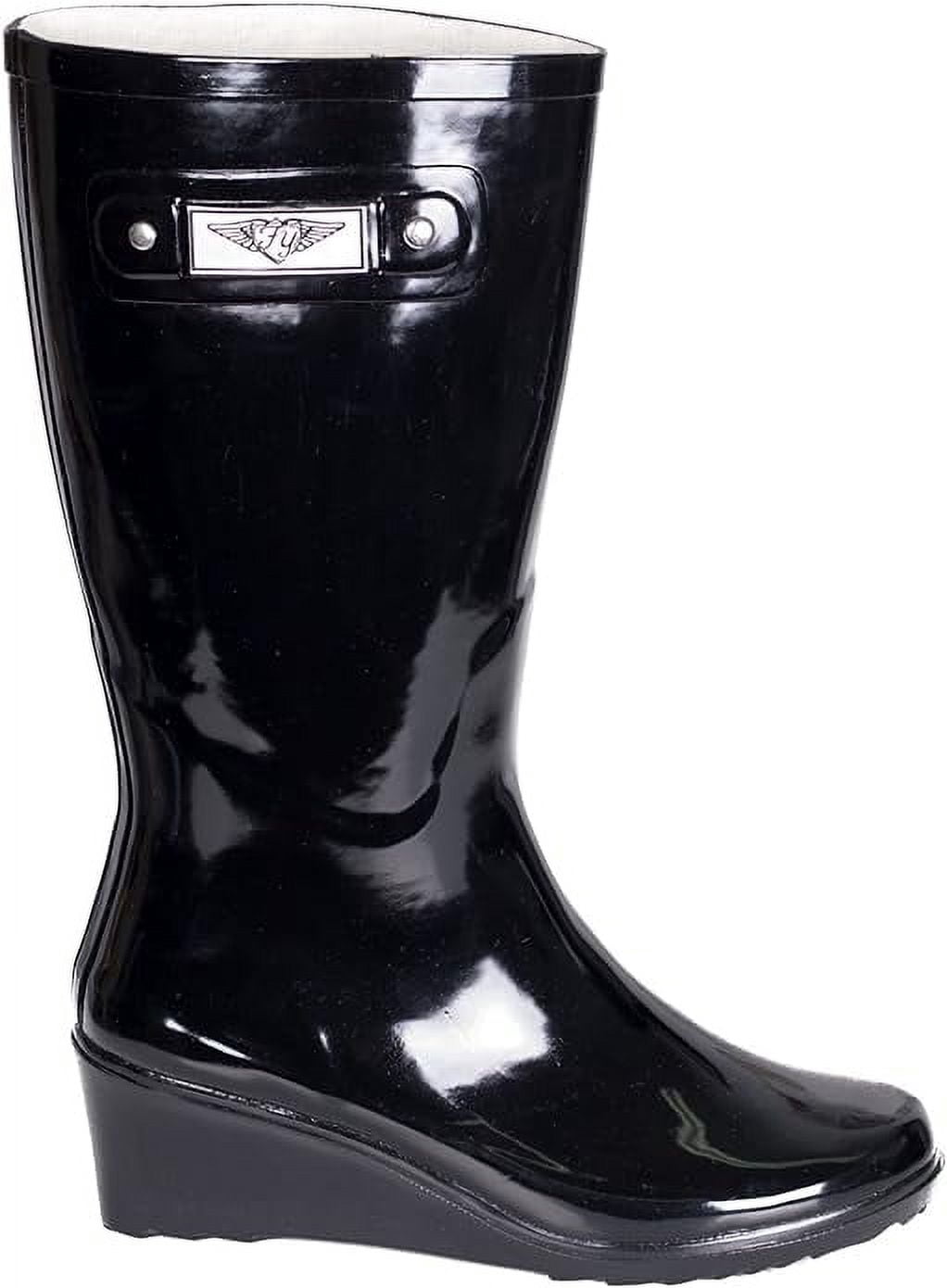 Forever Young Women's Two Tone Tall Rain Boot
