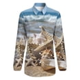 thumbnail image 4 of Starfish Beach Long Sleeve Blouse Woman Streetwear Casual Shirts Summer Oversize Woman Streetwear Clothing Birthday Present, 4 of 7