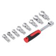 thumbnail image 1 of Rotating Head Wrench,9Pcs Replaceable Wrench Set Wrench Set Replaceable Wrench Set Rugged and Tough, 1 of 14