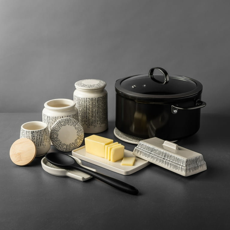 リリー2500mlセット Thyme & Table 10 Piece Ceramic Kitchen Organization Canister Set