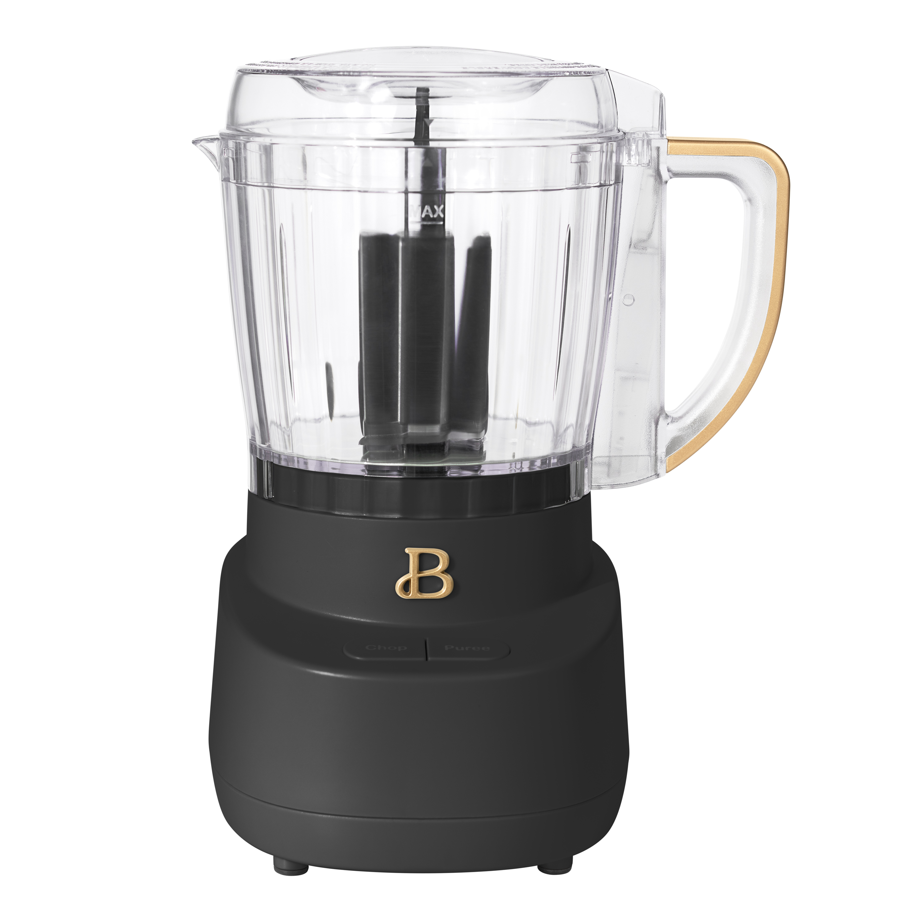 Beautiful 3-Cup Food Chopper, Black Sesame by Drew Barrymore