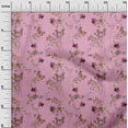 thumbnail image 2 of oneOone Cotton Poplin Light Pink Fabric Flower & Leaves Watercolor Diy Clothing Quilting Fabric Print Fabric By Yard 42 Inch Wide, 2 of 4