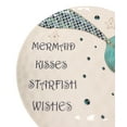 thumbnail image 4 of Ebros Nautical Blue Mermaid Kisses Starfish Wishes Ceramic Dinner Plates 2 Pack, 4 of 4