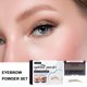 thumbnail image 2 of Paleta de maquillaje para cejas Resistente al sudor Natural Incluye pincel aplicador Relleno de cejas, 2 of 7