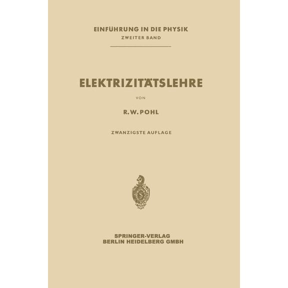 ElektrizitÃ¤tslehre, (Paperback)