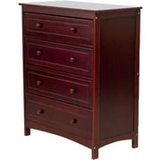 Dream On Me Arlington 4-Drawer Chest, Cherry, Box 1 of 2