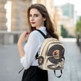 thumbnail image 6 of FORMRS Mini Backpack Purse for Women Travel Daypack Casual Shoulder Bag, Space Record, 6 of 7