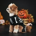 thumbnail image 6 of WBQ Halloween Dog Costumes Glow-in-the-Dark Skeleton Cute Luminous Cosplay Suits for Small and Medium Dogs and Cats, 6 of 9