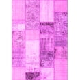 thumbnail image 1 of Ahgly Company Indoor Rectangle Patchwork Pink Transitional Area Rugs, 2' x 4', 1 of 4