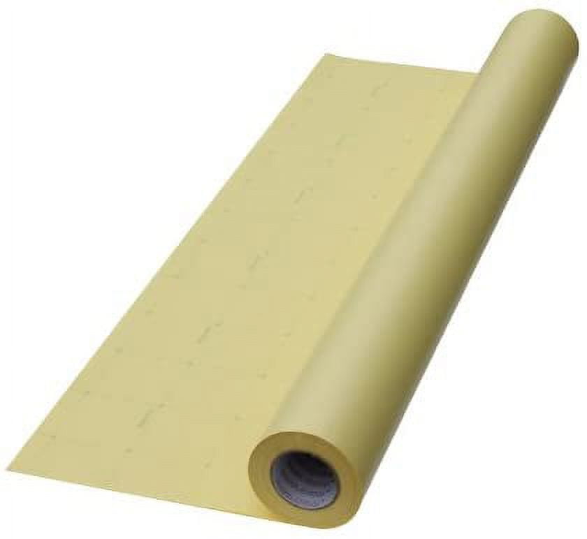 INTSUPERMAI 2Mil 1968x60" (50x1.52m) UV Glossy Vinyl Cold Laminating Film for Laminator Machine Yellow Color Roll Lamination Film