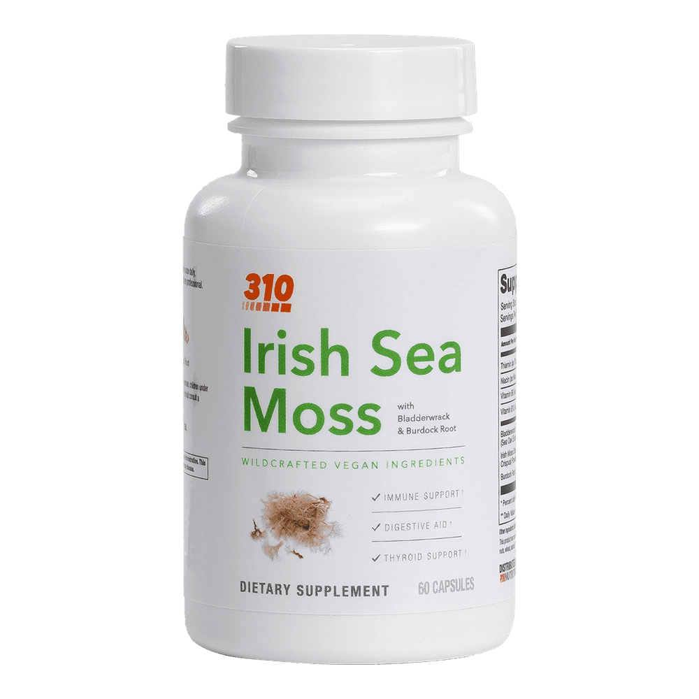 Wildcrafted Sea Moss Capsules (60 Count) with Bladderwrack and Burdock ...