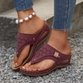 thumbnail image 2 of Orthopedic Sandals for Women 2026 Dressy Wide Width Flip Flops with Arch Support Comfortable Sandals Casual Summer Beach Wedge Non Slip Flip Flops Beach, 2 of 9