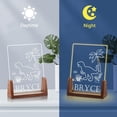 thumbnail image 4 of Luz de noche de dinosaurio personalizada con nombre, regalos de cumpleaños de Navidad para niños personalizados, luz de noche de acrílico, decoración de guardería para niños personalizada, lámpara de, 4 of 6