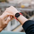 thumbnail image 4 of facefd Compatible for Huawei watch 3/watch3 pro Smart Watch Silicone Strap 22mm Red, 4 of 5