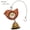 Bird B, variant on New bronze wind chimes beech crystal bells home decoration pendant wind chimes creative crystal crafts