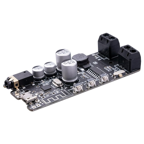 Amplificador Bluetooth 5.0 Sunnimix Tablero de Control Inalámbrico Dual Channel 2x5W Negro