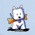 thumbnail image 2 of CafePress - Kiniart Westie With Bone - Long Sleeve Cotton Baby Bodysuit, 2 of 4