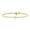 10k Yellow Gold, variant on Fine Jewelry Sterling Silver Emerald and Round-Shape Lab Grown Diamond Solitaire Bracelet for Women (1 1/2 cttw, D-F Color, VS1 Clarity) 7inch