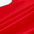 thumbnail image 4 of CPNG Girls Hoodie Dress Solid Color Long Sleeve Hooded Dress Stylish Daily Casual Hoodie Sweatshirt A-Line Dresses(Red,12-18 Months), 4 of 7