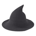 thumbnail image 6 of Deeceymbur Breathable Foldable Wizard Hat with Curved Tip Summer Halloween Party Cosplay Magical Hat 22.1-22.8in, 6 of 7