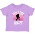 thumbnail image 3 of Inktastic Just a Girl Who Loves Bigfoot Girls Toddler T-Shirt, 3 of 5
