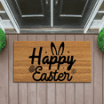 thumbnail image 6 of CoreLiving Easter Bunny Rug Outdoor Spring Welcome Doormat Non Slip Front Door Mat for Porch Entryway Home Decor Floor Easter Decorations Rabbit Design Layered, 6 of 9