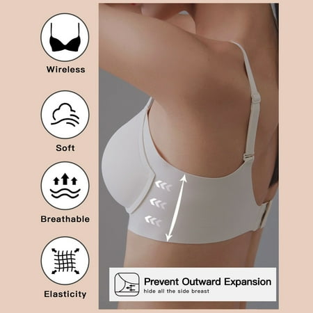 

MIASHUI Bras for Women Women s T Shirt Bra With Push Up Padded Bralette Bra Without Underwire Seamless Comfortable Soft Cup Bra