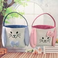 thumbnail image 4 of 【Ready Stock】 Easter Bunny Basket Bag for Kids Boys Girls Personalized Candy Egg Baskets with Long Ear Gifts Storage Buckets, 4 of 13