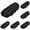 Black*5, variant on 1 oz Weighted Silicone Pencil Grip, Handwriting Aid Tool For Weak Hands And Grip Strength, Occupational Therapy Writing Support For Fine Motor Skills Training, White 6x3cm (White, 6*3CM)