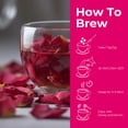 thumbnail image 7 of BLUE TEA - Grade A - Rose Tea (Pack of 2) | Natural Sun Dried Petals 1.76 oz - 25 Cups Approx | Herbal Tea - Food grade Pet-jar Pack |, 7 of 7