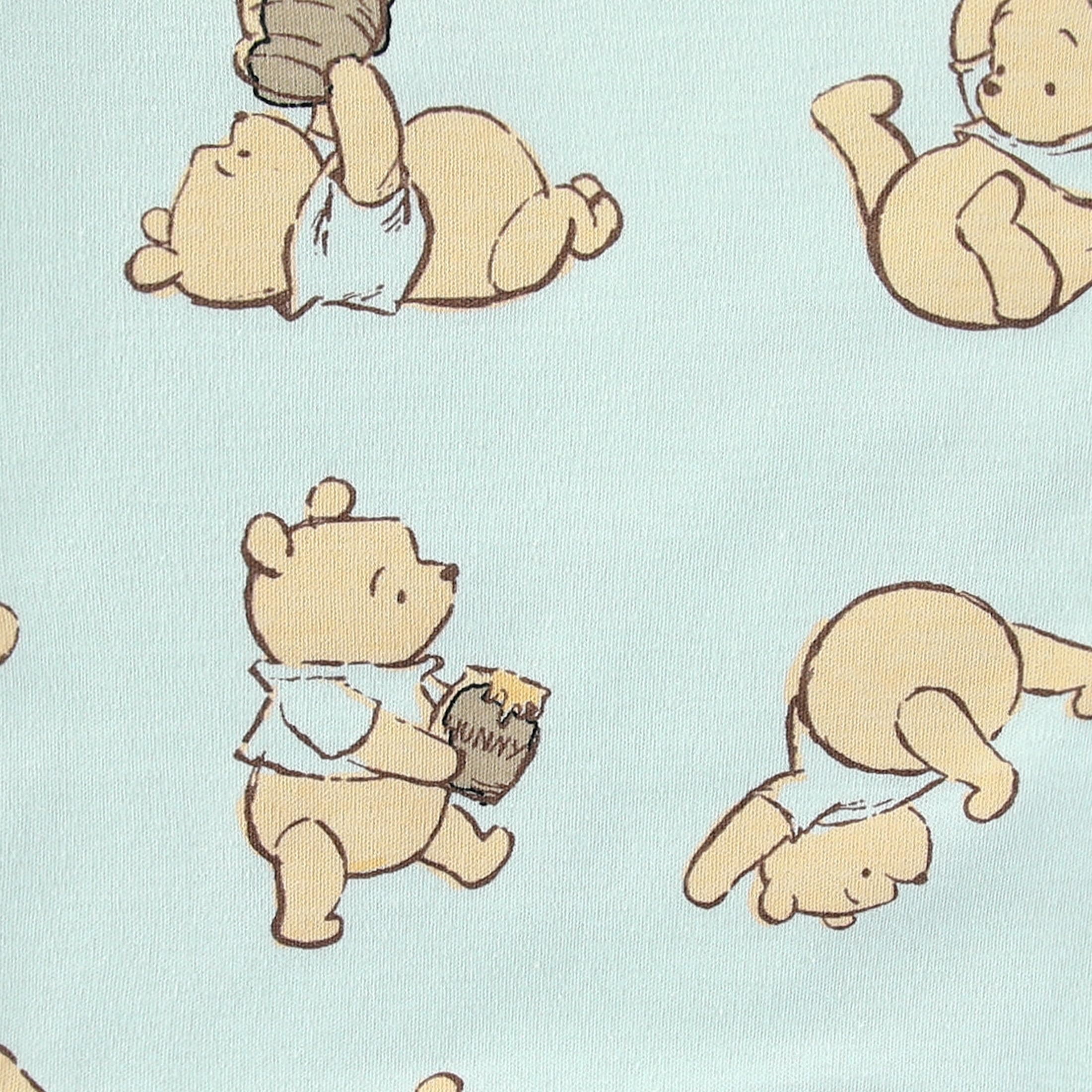 Disney Winnie the Pooh Bodysuit Creeper (Baby Boys), 3 Pack, Sizes 3M-12M