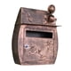 thumbnail image 1 of Buzón para exterior, buzones decorativos para montar en la pared, buzón vintage Bronce, 1 of 9