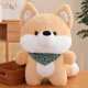 thumbnail image 3 of Peluches de perro Shiba Inu de 50/70/90CM, lindo Shiba Inu marrón con pañuelo, juguetes suaves de peluche para niños, almohada Kawaii para niños, regalos, 3 of 5