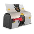 thumbnail image 3 of Yiaed Dachshund Sitting in Bathtub Print Mailbox Covers, Magnetic Mailbox Cover, Mail Box Covers for Garden Outdoor Decor Box Covers-25.5x21 in, 3 of 8