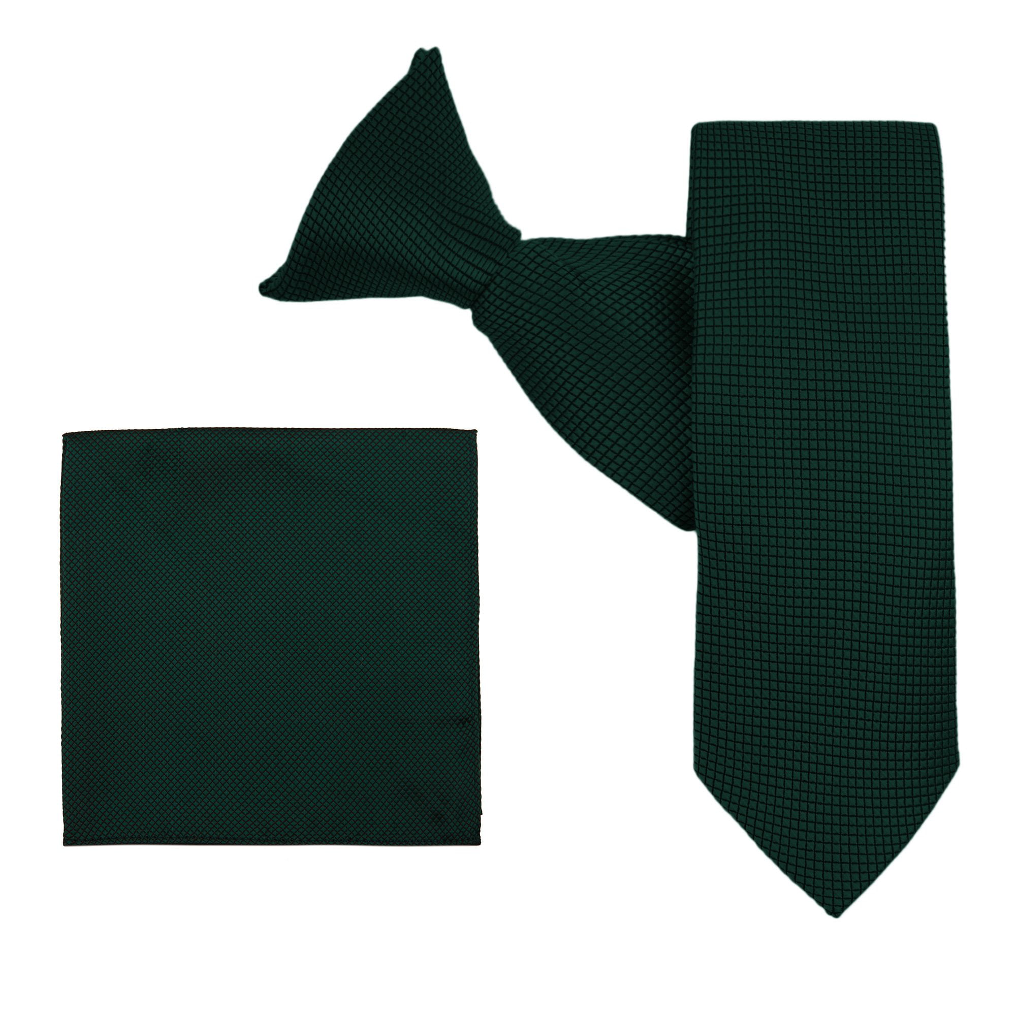 Spring Notion Boys Tartan Plaid Woven Zipper Tie 