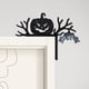 thumbnail image 1 of Decoraciones para puertas de Halloween, 1 pieza de madera con forma de calabaza, fantasma, bruja, letrero para esquinas de puertas de Halloween, adorno para el hogar, la oficina, festival, decoración, 1 of 7