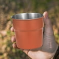 thumbnail image 6 of PATLOLLAV Stainless Steel Camping Cup (300ml) - Food Grade Easy to use Drinking Mug Metal Cup for camping, outdoor Hot and Cold Beverage Beer Wine, 6 of 6