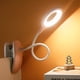 thumbnail image 5 of Lámpara de lectura con clip LED Lámpara de mesa con protección ocular regulable - Rosa, 5 of 5