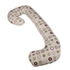 Organic Smart Snoogle Chic Total Body Pregnancy Pillow - Green/Brown Dots