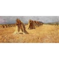 thumbnail image 2 of Olga Wisinger-Florian 18x10 Gold Ornate Wood Frame and Double Matted Museum Art Print Titled - Cornfield, 2 of 4