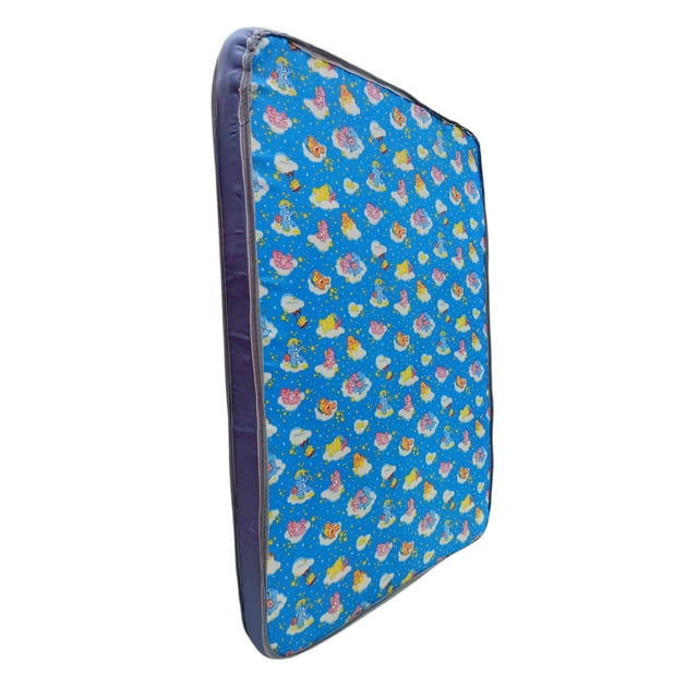 Colchoneta para Cuna Corral Espuma Para Bebe Azul