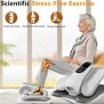 thumbnail image 2 of Under Desk Electric Elliptical Pedal Leg Exerciser with 12 Adjustable Levels for Home Office Leg Workout Exercise Equipment, 2 of 8
