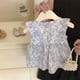thumbnail image 2 of Vestido de verano para niñas, dulce lazo, mangas voladoras, estilo moderno, falda de viaje, 2 of 6