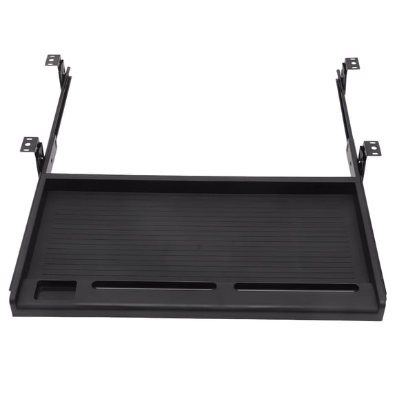 LAMIRO Organizer Shelf for Desk Keyboard Stands Tray Computer Keyboards Office Pull Out under Drawer