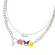 thumbnail image 1 of Kawaii Hellokitty collar rosa corazón gatito gato pulsera colgante niñas clavícula joyería personalidad nicho diseño suéter cadena xuanjing  unisex, 1 of 2