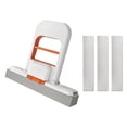 thumbnail image 1 of Mini trapeador autoapretable, súper absorbente, 5.9 x 5 x 1.2 pulgadas, esponja para trapear encimeras de cocina Blanco Naranja, 1 of 8